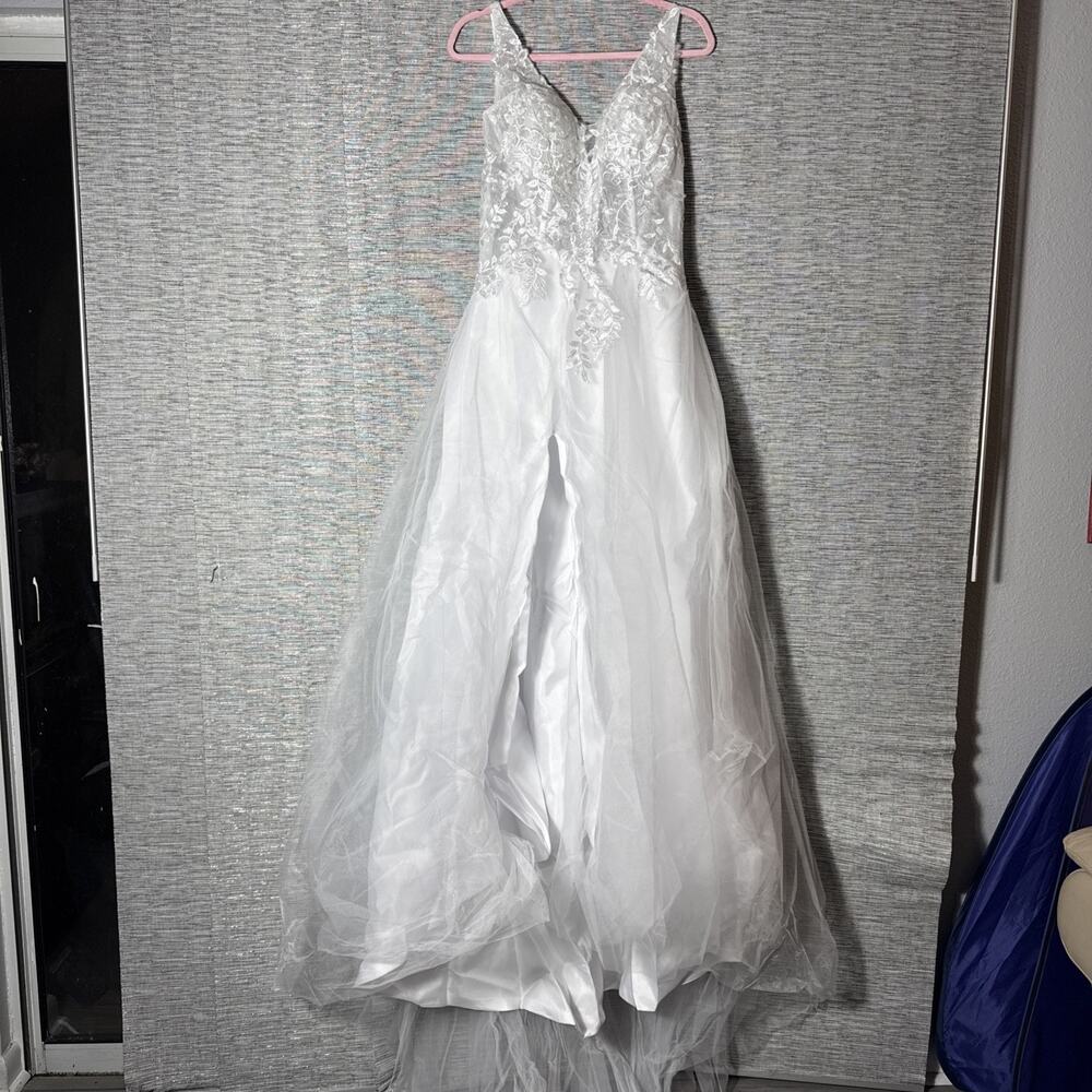Wedding Formal Dress, White, Size 10